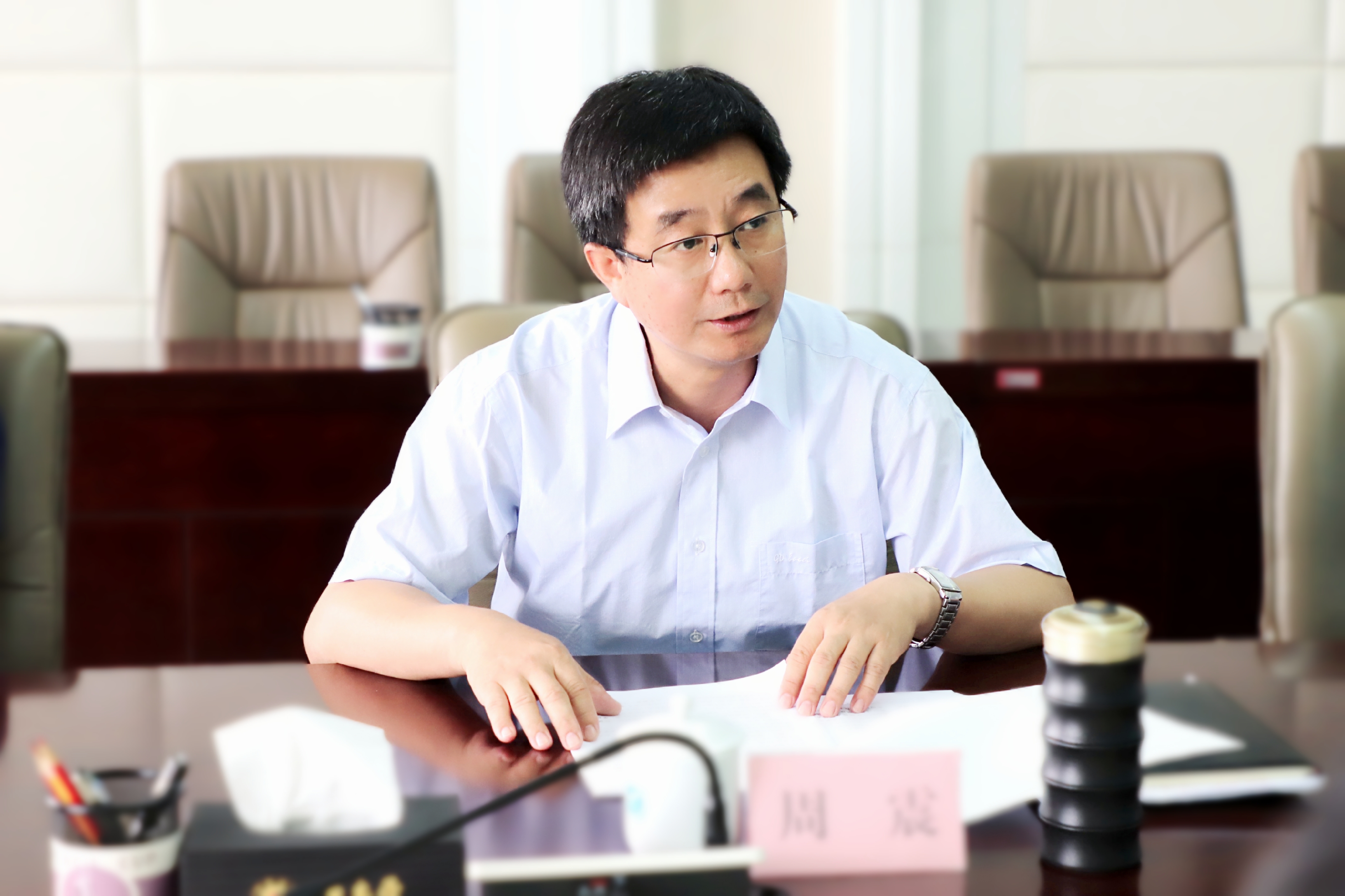 衡阳师范学院校长皮修平一行到宁夏大学交流访问