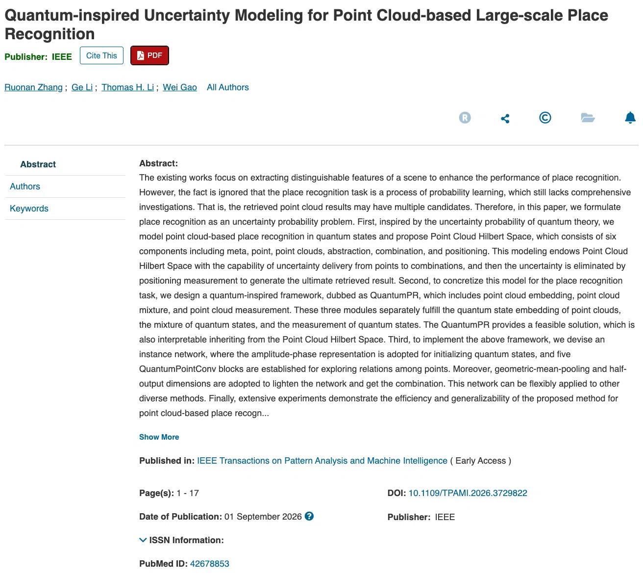 论文在 IEEE Xplore 平台正式发表 论文在 IEEE Xplore 平台正式发表