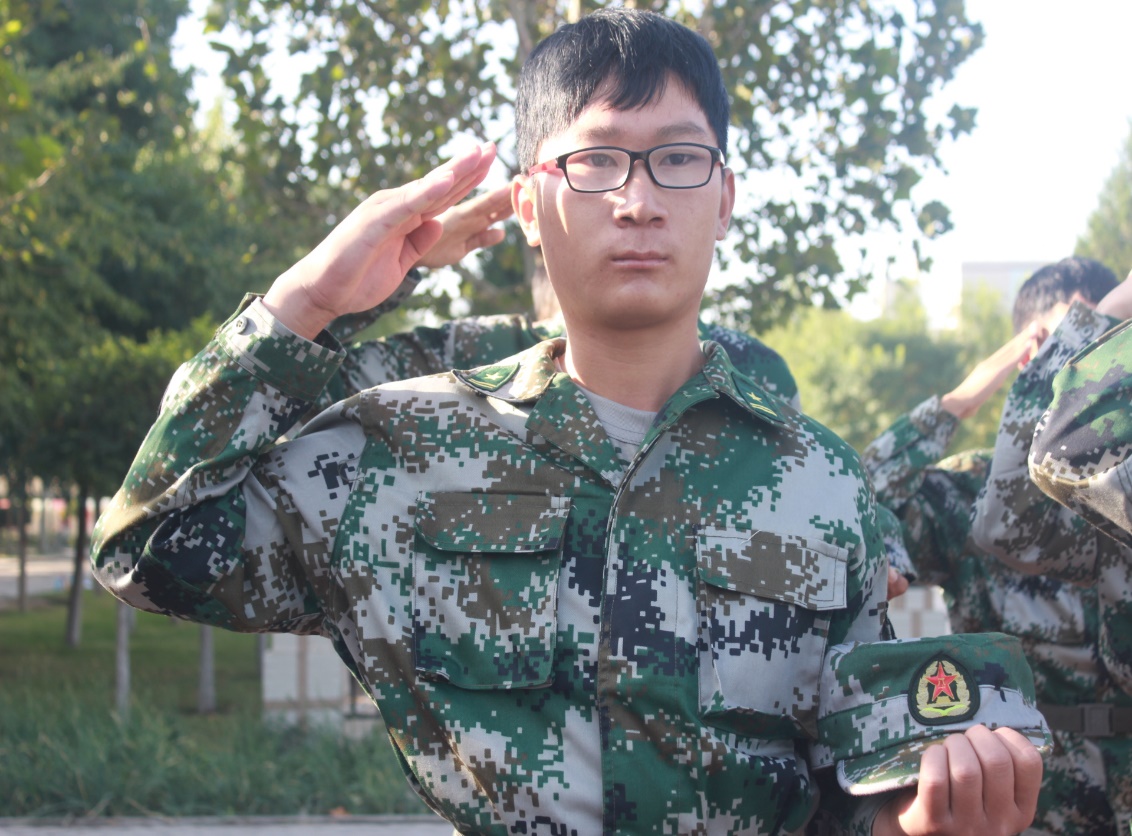 李杰 军礼是挺拔的模样 诗画组合